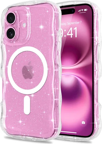 Vista 67 de Pepmune Funda magnética para iPhone 17 Pro Max, color rosa