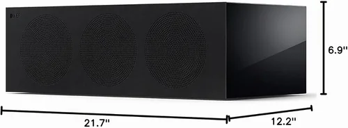 Vista 5 de KEF Altavoz de canal central de 3 vías R2 Meta Compact (negro brillante)