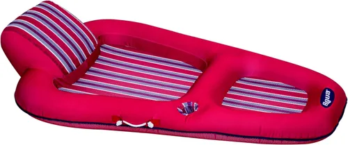 Vista 10 de Aqua Luxury Water Pool Lounge – Extra Large – Inflatable Pool Floats for Adults with Headrest, Backrest, Footrest & Cupholder – Multiple