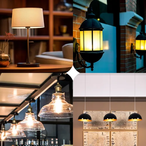 Vista 9 de KastLite Bombilla LED Edison estilo vintage de filamento retrofit, LED-8060E22 regulable 15W 2700LM 2200K 100W HID lámpara equivalente – E26 base