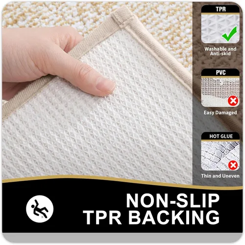 Vista 157 de OLANLY Alfombras de baño 30x20, tapete de baño de microfibra extra suave y absorbente, antideslizante, lavable a máquina, secado rápido, alfombra