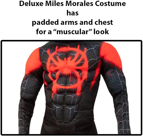 Vista 2 de Rubie's Spider-Man Miles Morales Spider-Man Into the Spider-Verse Disfraz