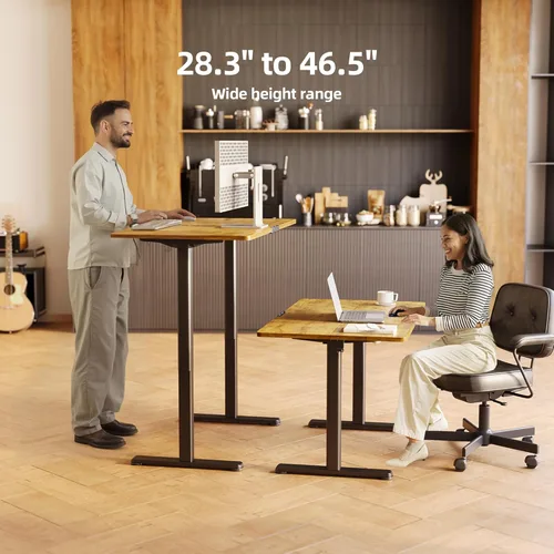 Vista 32 de INNOVAR Escritorio eléctrico de pie, escritorio de pie de altura ajustable, escritorio de pie de 40 x 24 pulgadas para computación de oficina