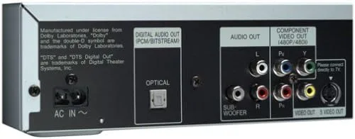 Vista 4 de Panasonic DVD-CP67S Reproductor de DVD de escaneo progresivo de 5 discos, color plateado