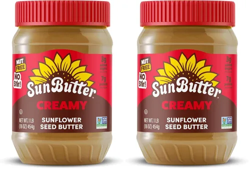 Vista 9 de SunButter Mantequilla de semillas de girasol con chocolate, 16 oz de untable sin nueces con 7g de proteína vegetal, sabor rico y sabroso tostado
