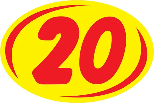 Vista 11 de Letrero de modelo Bold Year Black and Chartreuse, ovalado, adhesivo para parabrisas, duradero, impermeable, vinilo EZ-Line EZ226