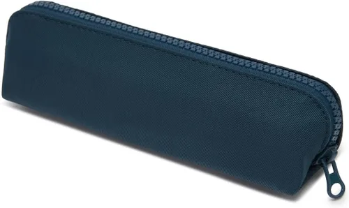 Vista 20 de Caja de lápices de lona de algodón y bolsa de lápices multifuncional simple con cremallera Almacenamiento portátil (negro)