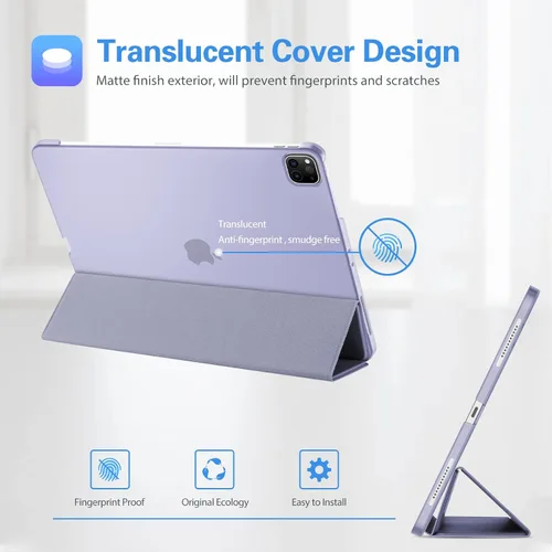 Vista 3 de ProCase Funda para iPad Pro de 11 pulgadas Caso 2022/2021/2020/2018, Funda Inteligente de Carcasa Trasera Rígida con Soporte Delgado para iPad Pro