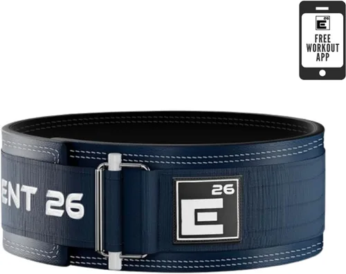 Vista 11 de Element 26 - Cinturón híbrido de cuero para levantamiento de pesas para hombres y mujeres - Cinturón de cuero ajustable con bloqueo automático