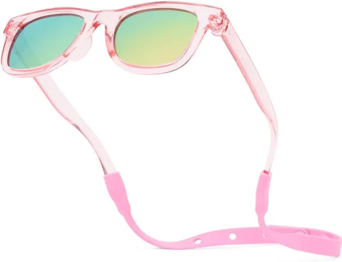 Vista 13 de Gafas de sol polarizadas para bebé con correa, lentes de sol flexibles irrompibles para bebés recién nacidos de 0 a 24 meses