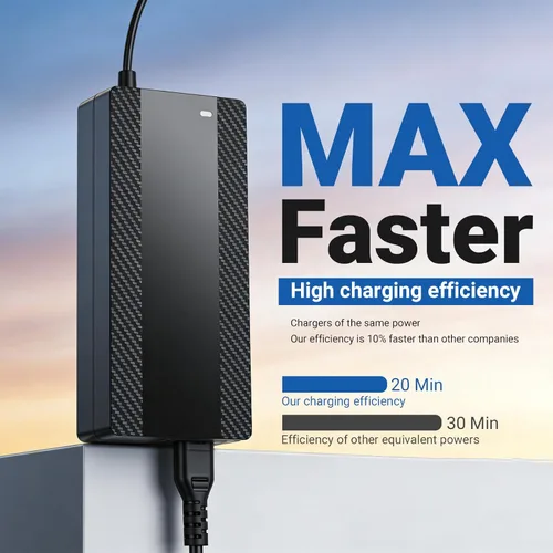 Vista 4 de 29.4V 2A Electric Scooter Charger for 24V Lithium Battery, 5-in-1 Plug Smart Charger Compatible with Gotrax, Jetson, Razor, Swagtron, Bird, Segway