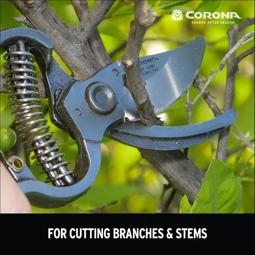 Vista 5 de Corona BP 3180D Tijeras de podar forjadas clásicas de derivación con capacidad de corte de 1 pulgada, 1", Rojo