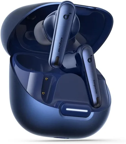 Vista 11 de Soundcore by Anker Liberty 4 NC - Auriculares inalámbricos, 98.5% de reducción de ruido, cancelación de ruido adaptativa a oídos y medio ambiente