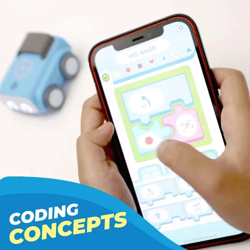 Vista 7 de Kit de aprendizaje en casa Sphero Indi - Robot de codificación sin pantalla para niños de 4 años en adelante - Construye laberintos, aprende