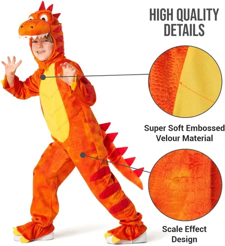 Vista 2 de Morph Disfraces de dinosaurio para niños, disfraz de dinosaurio para niños pequeños, disfraz de Trex para niños, disfraz de dinosaurio T rex