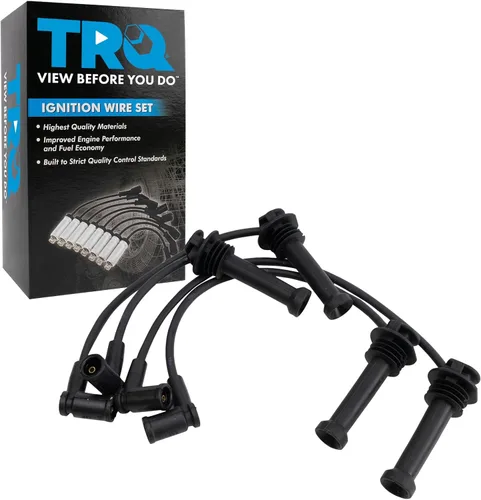 Vista 139 de TRQ Juego de cables de bujía de encendido del motor compatible con Hyundai Tucson Kia Sportage 2.7L Nrew