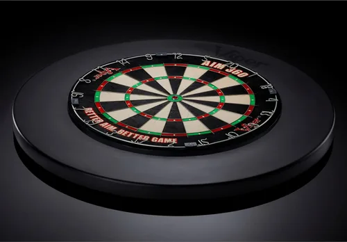 Vista 10 de Viper by GLD Products Guardian Dartboard Surround Sisal/Bristle - Protector de pared de diana con punta de acero