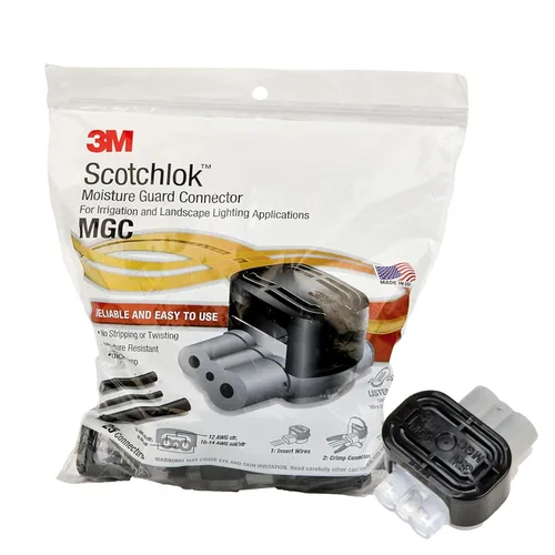 3M Scotchlok - Conector protector de humedad MSC, resistente a la intemperie, resistente a los rayos UV para 2-3 cables, 16-14 AWG