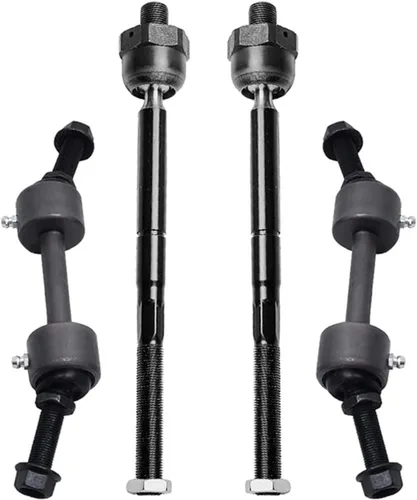 Vista 658 de Detroit Axle - Kit de suspensión delantera de 10 piezas para Hyundai Accent 2006-2011, 2 brazos de control inferiores, 4 barras de acoplamiento