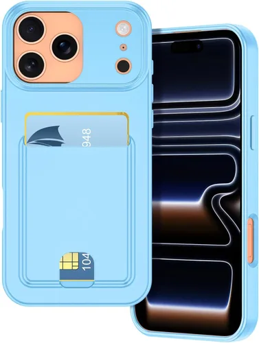 Vista 103 de Petocase para iPhone Air Funda con Billetera Ranura para Tarjetas Ultra Delgada Flexible TPU Gel Goma Suave Silicona Protectora para Apple iPhone 17