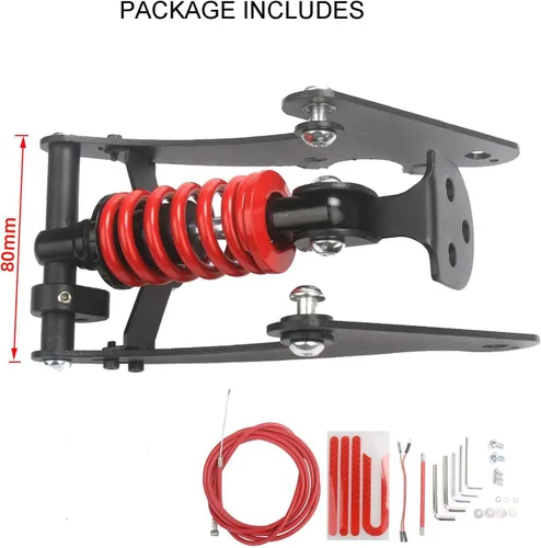 Vista 2 de MIMIRACLE Kit de suspensión trasera para scooter eléctrico compatible con Xiaomi M365 1S Scooter eléctrico Amortiguador Conjunto de horquilla