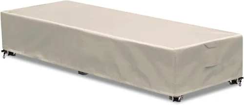 Funda para tumbona para exteriores, 1 paquete de fundas para sillas de patio, impermeables, 600D, material resistente a la intemperie, protección