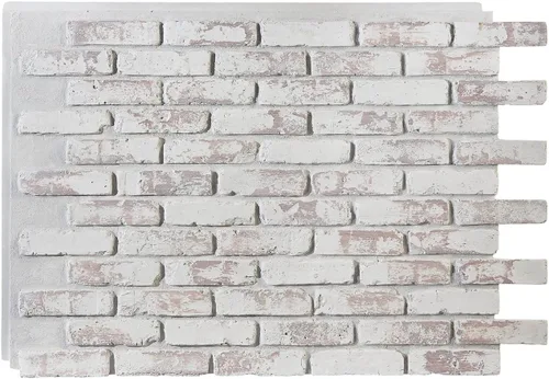 Vista 10 de AZ Faux Paneles texturizados de pared de ladrillo sintético de poliuretano de alta densidad para decoración interior y exterior Paneles de pared