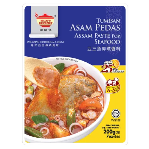 Tean's Gourmet Pasta/Salsa 7.05 oz (pasta de pescado Assam, 1 paquete)