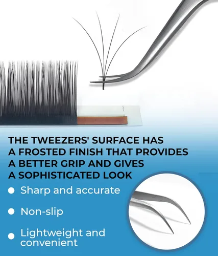 Vista 7 de Stacy Lash Pegamento de extensión de pestañas extra fuerte Evolution de 0.3 fl oz y pinzas curvadas STL-10 para extensiones/Adhesivo negro Tiempo