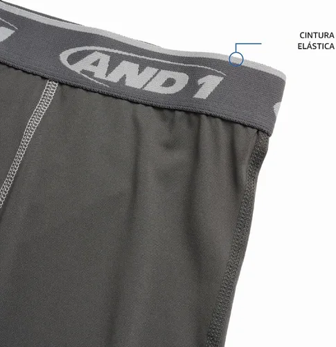 Vista 6 de AND1 Pantalones de compresión para hombre, capa base atlética para gimnasio