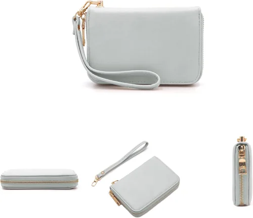 Vista 3 de LOVESOME Cartera pequeña con cremallera alrededor de la muñeca para mujer