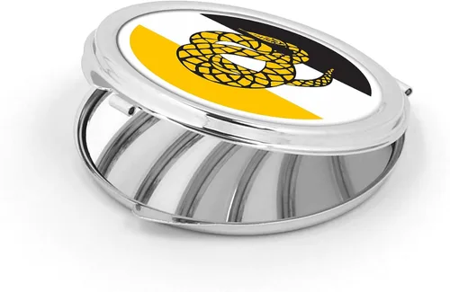 Vista 4 de Sigma Nu Fraternity Compact Cosmetic Double Makeup Pocket Round Portable Mirror (Sigma Nu #10)
