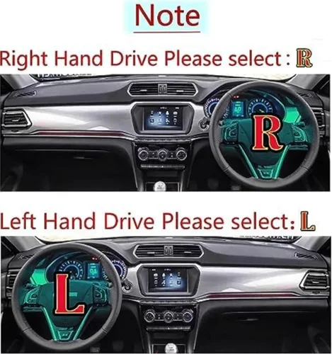 Vista 5 de KAYJAE Car Dash Cover Mat,for SsangYong Korando 2011 2012 2013,Red Edge Anti-Slip Mat Dashboard Cover Pad Interior Styling Accessories