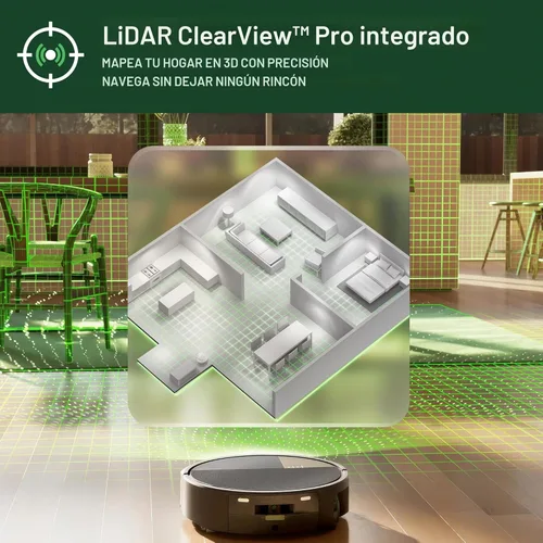 Vista 8 de iRobot Roomba Max 705 Combo Robot Aspirador y Trapeador + Estación de Autolavado – Rodillo de Limpieza Autolimpiante Extensible, Funda de Trapeador