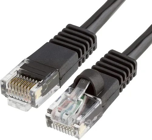 Vista 41 de Cmple - Cable Ethernet Cat5e de 1.5 pies, Cable Patch Ethernet UTP Cat 5e de 350 MHz, Cable LAN de red de 1 Gbps, conectores RJ45, compatible