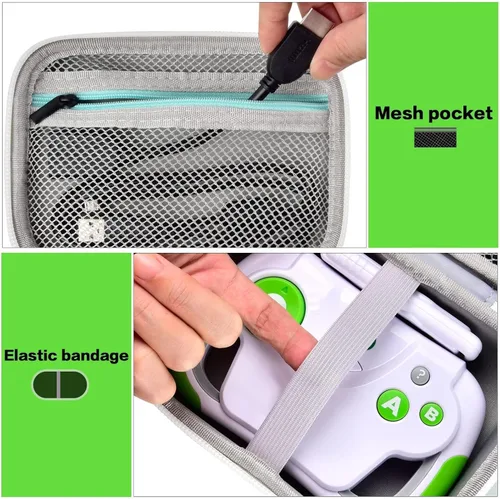 Vista 3 de Case Compatible with Leapfrog LeapLand Adventures & for PAW Patrol Learning Video Games. Toy Storage Carrying Holder for Leap Frog leapster Game