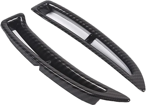 Vista 9 de Cubierta de ventilación del guardabarros trasero para Chevy Corvette C6 2005-2013 (no compatible con base), marco de ala de salida de aire lateral