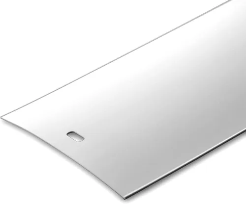 Vista 2 de DALIX Láminas de repuesto para persianas verticales de PVC, curvadas, lisas, blancas, 46.5 x 3.5 (paquete de 2)