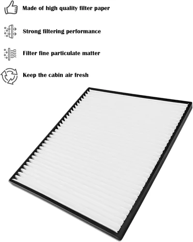 Vista 5 de Filtro de cabina apto para Kenworth Peterbilt Reemplazo S-9034 S28571 F37-1018 PA30269