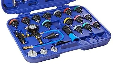Vista 4 de Astro - Kit de probador de presión para radiador neumático con tapas de prueba y herramientas de purga