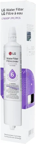 Vista 5 de LG 6 meses/300 galones de capacidad. Repuesto de filtro de agua para nevera (LT600P).