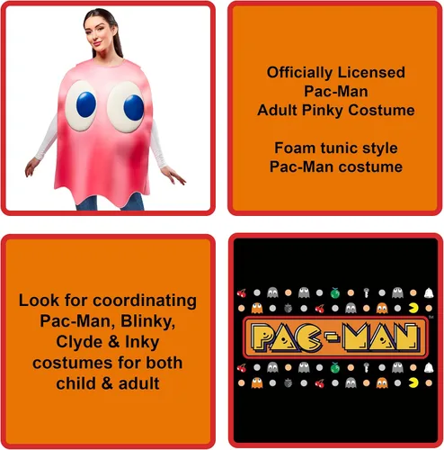 Vista 2 de Rubie's Adult Pac-man Foam Costume Tunic