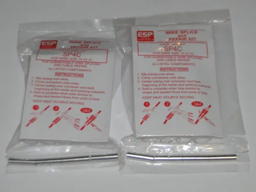 Bomba de pozo de agua alambre Splice Kit SPC4 Tubo termoretráctil 4-Pack X2