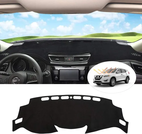 Vista 15 de Cartist Ajuste personalizado para alfombrilla de salpicadero Toyota RAV4 2013-2018 Accesorios Funda de salpicadero de ante antideslizante Protector