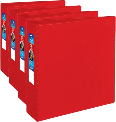 Vista 14 de Carpeta dura Avery con anilla de bloqueo EZD con sistema one touch, Azul 3 pulgadas