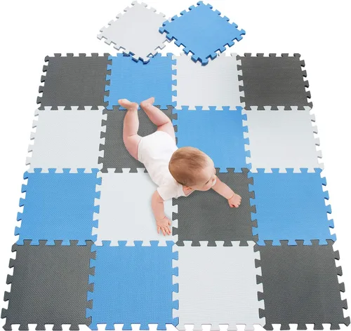 Vista 14 de meiqicool Alfombrilla de Espuma para Juego Gruesa de EVA entrelazada para Pisos, Suave, para Niños, Yoga, Ejercicio, Tablero de Bloqueo