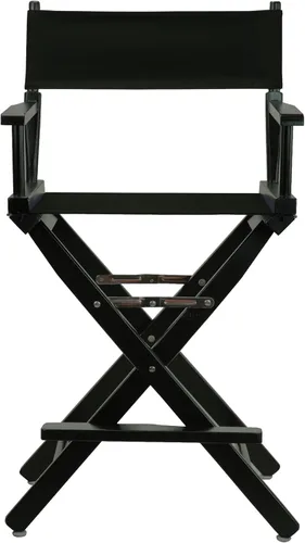 Vista 378 de Casual Home - Silla de director de 30 in, marco blanco, con lona color blanco, altura de barra