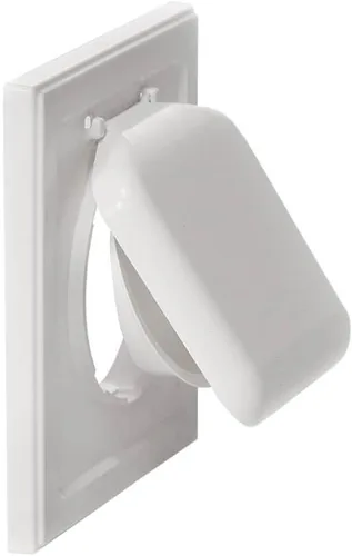 Vista 36 de NO-PEST VENT MetalGuard – Cubierta de ventilación exterior para secadora de doble puerta, 4 pulgadas, acero resistente con recubrimiento en polvo