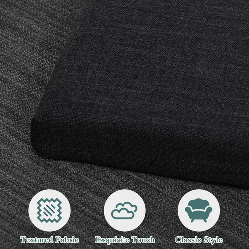 Vista 5 de baibu Cojín rectangular de espuma viscoelástica, diseño de doble capa, antideslizante, con funda lavable a máquina, solo 1 almohadilla