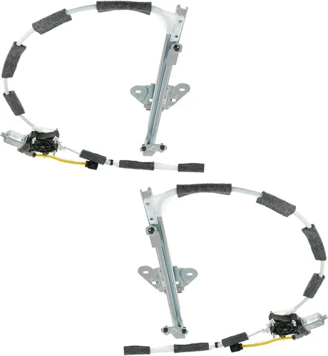 Vista 34 de TRQ Conjunto de motor y regulador de elevalunas eléctrico delantero compatible con Honda Accord 2018-2020